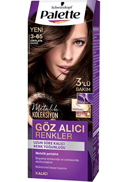 Pnc Palettesaç Boyası Göz Alıcı Renkler 3-65 Dark Chocolate
