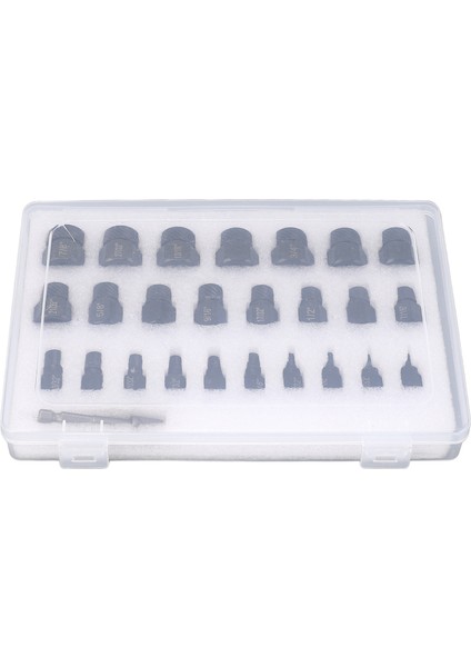 26 Adet Vida Çıkarma Seti Çok Kanallı Kılavuz Çıkarma Aleti Pas Hasarlı Saplamalar Cıvatalar Için (Yurt Dışından)