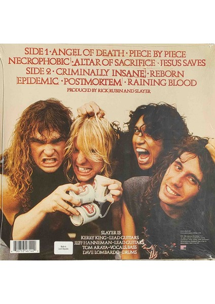 Slayer - Reign In Blood Plak (Yeni, Ambalajında) fiyatları