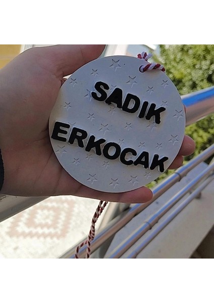 Isme Özel Kokulu Taş Araba Süsü