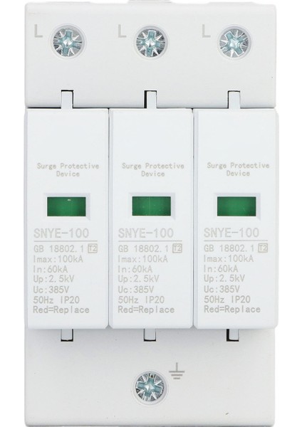 Aşırı Gerilim Koruma Cihazı 100KA Gerilim Koruması Parafudr Koruyucu Dağıtım Kutusu 3p 385V (Yurt Dışından) fiyatları
