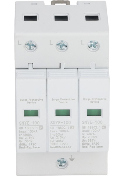 Aşırı Gerilim Koruma Cihazı 100KA Gerilim Koruması Parafudr Koruyucu Dağıtım Kutusu 3p 385V (Yurt Dışından) fırsatları