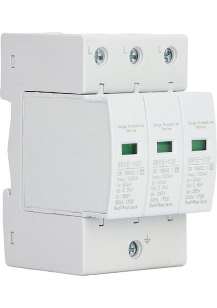 Aşırı Gerilim Koruma Cihazı 100KA Gerilim Koruması Parafudr Koruyucu Dağıtım Kutusu 3p 385V (Yurt Dışından) indirimleri