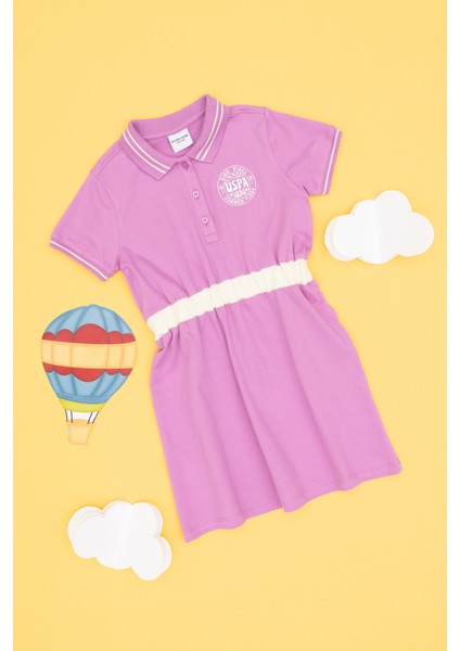 Kız Çocuk Fuşya Elbise (Örme) 50306260-VR023