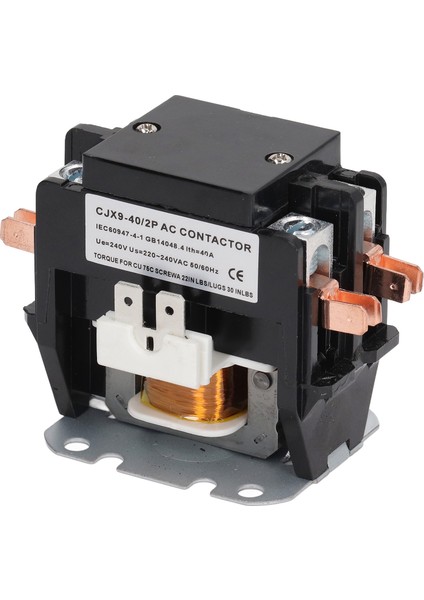 Cjx9 40 2p 40A Ac Kontaktör Pp Kabuk Gümüş Alaşımlı Kontak Hızlı Tepki Klima Kontaktörü 240V (Yurt Dışından) fiyatları