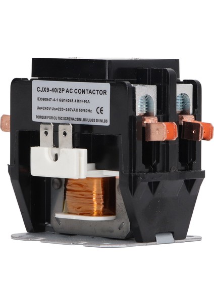 Cjx9 40 2p 40A Ac Kontaktör Pp Kabuk Gümüş Alaşımlı Kontak Hızlı Tepki Klima Kontaktörü 240V (Yurt Dışından) indirimleri