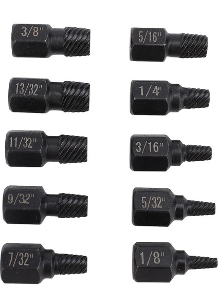 10 Adet Hasarlı Vida Çıkarma Seti Cr V Çelik 1/8 Inç Ila 13/32 Inç Altıgen Cıvata Çıkarma Aleti Telekomünikasyon Otomotiv Mekanik Bakım Için (Yurt Dışından) indirimleri