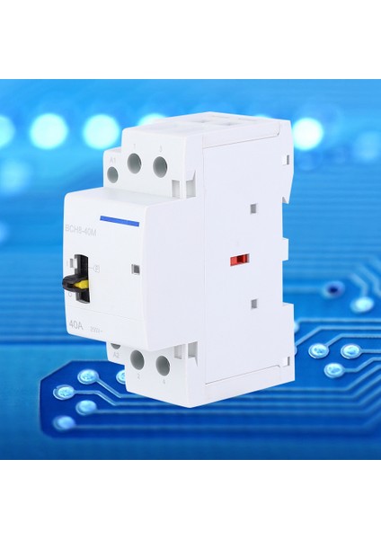 BCH8-40M 2p 40A Ev Tipi Ac Kontaktör Dın Ray Montajı Manuel Kontrol Anahtarı (2no) (Yurt Dışından) indirimleri