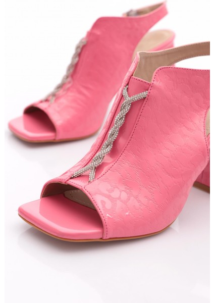 08 Kadin Silver Taşli Burgulu Topuklu Ayakkabi fırsatları