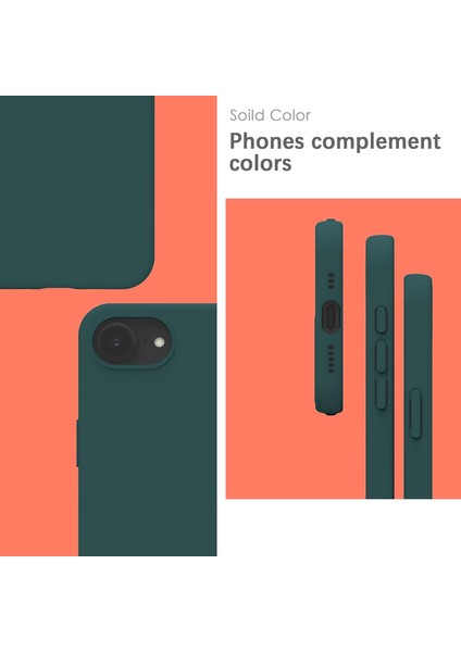 Apple iPhone 16E ile Uyumlu Telefon Kılıfı Kadife Iç Yüzey Soft Tasarım Lansman Kılıf indirimleri