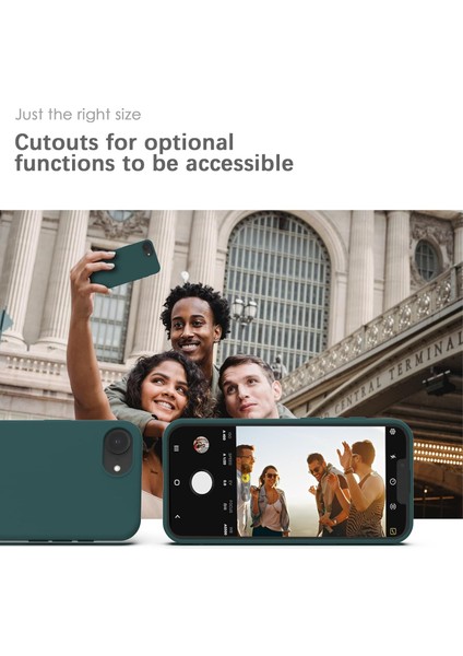 Apple iPhone 16E ile Uyumlu Telefon Kılıfı Kadife Iç Yüzey Soft Tasarım Lansman Kılıf