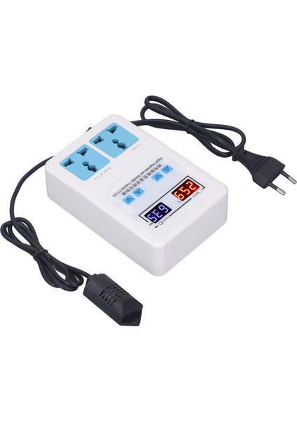 Sıcaklık Nem Kontrol Cihazı -20~60℃ 0~100.0%RH LCD Ekranlı Nem Ölçer Termostat Ac (Yurt Dışından) indirimleri