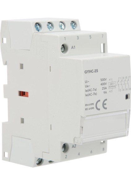 Modüler Kontaktör 4p Endüstriyel Ev Devre Kontrol Modülü 4no 230V 50Hz Gyhc‑25 (Yurt Dışından) fiyatları