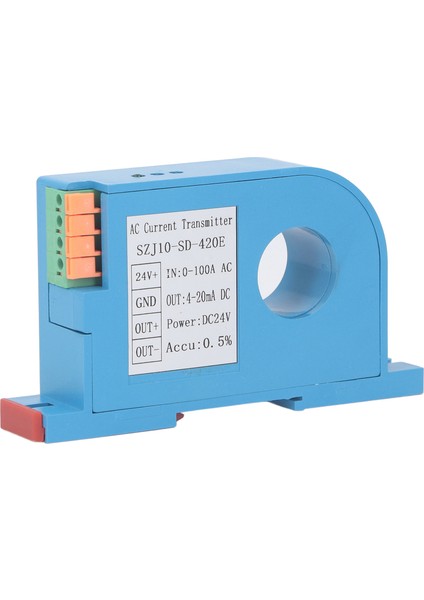 Ac Akım Vericisi 4‑20MA Çıkış Tek Fazlı Delikli Plc Kontrol Algılama Anahtarı (Yurt Dışından)