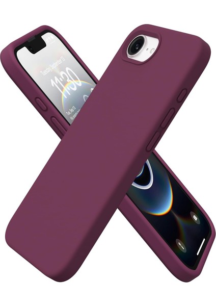 Apple iPhone 16E ile Uyumlu Telefon Kılıfı Kadife Iç Yüzey Soft Tasarım Lansman Kılıf