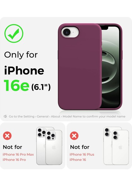 Apple iPhone 16E ile Uyumlu Telefon Kılıfı Kadife Iç Yüzey Soft Tasarım Lansman Kılıf modelleri