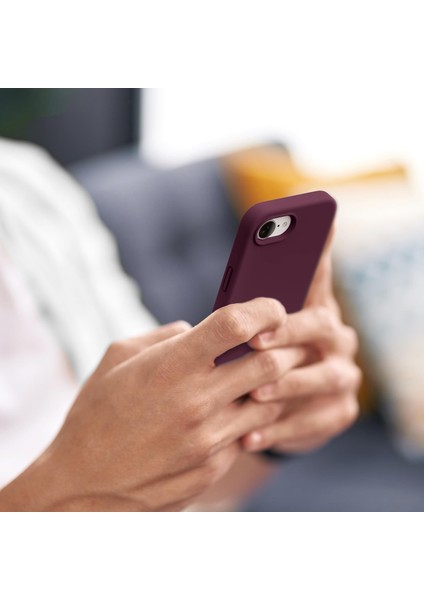 Apple iPhone 16E ile Uyumlu Telefon Kılıfı Kadife Iç Yüzey Soft Tasarım Lansman Kılıf