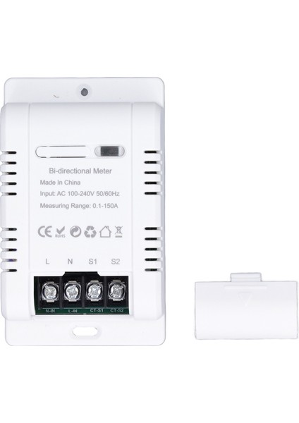Güneş Pv Akıllı Enerji Ölçer Çift Yönlü App Gerçek Zamanlı Izleme Elektrik Tüketimi Monitörü AC100‑240V (Yurt Dışından) fırsatları