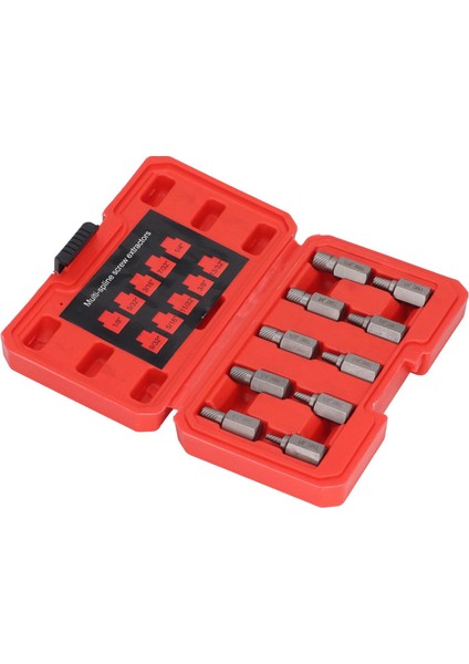 10 Adet Vida Çıkarıcılar Altıgen Başlı Çoklu Yivli Kırık Vidalar Cıvata Çıkarma Aracı Sol Spiral (Yurt Dışından) modelleri