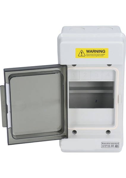 Dağıtım Kutusu Su Geçirmez 4 Yollu Plastik Bağlantı Kutusu Şeffaf Kapak Dın Ray Montajı (Yurt Dışından) fırsatları