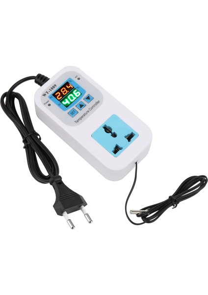 Sıcaklık Kontrol Cihazı Dijital Çift Ekranlı Kontrol Soketi 10A WT‑1009 110‑ (Yurt Dışından) fiyatları