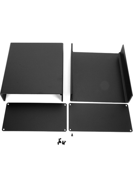 Alüminyum Muhafaza Kutusu Pcb Bağlantı Kutusu Devre Kartı Aksesuarı Gprs Için Kum Siyahı (Yurt Dışından)