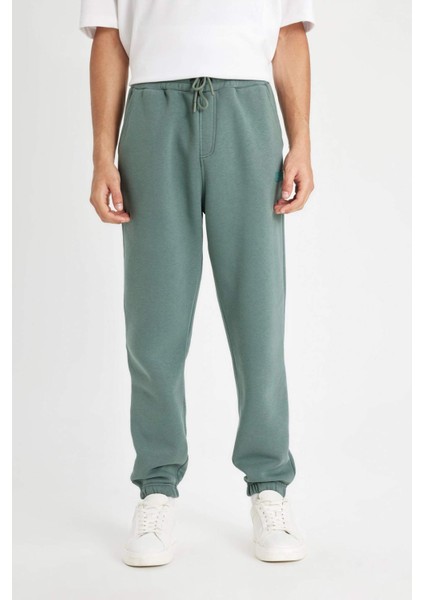Regular Fit Jogger Eşofman Altı Cepli Beli Paçası Lastikli X8286AZ24AU