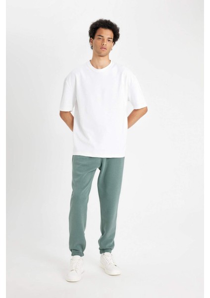 Regular Fit Jogger Eşofman Altı Cepli Beli Paçası Lastikli X8286AZ24AU