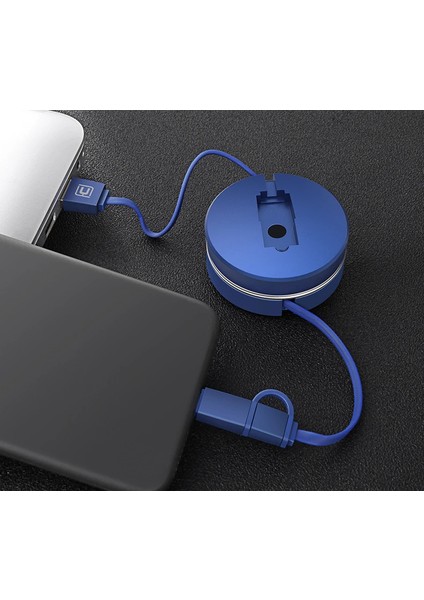 Cafele 2in1 Iphone ve Micro USB Hızlı USB Data KABLO-(5775) - CDY1109-1414