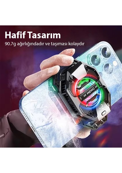 Memo DL20 Aı Yarı Iletken Dondurucu Arka Klipsli Soğutma Radyatörü IPhone Andro - FKU2297-2156 modelleri