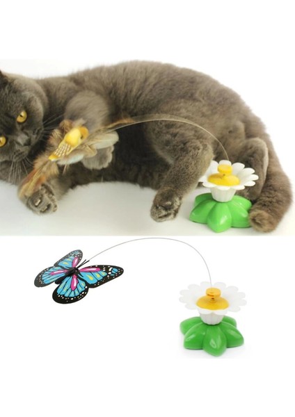 Hareketli Dönen Kelebek - Kedi Oyuncağı ( Pille Çalışır) (5047) modelleri
