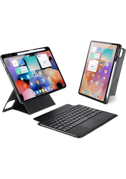 Dux Ducıs Xiaomi Pad 5 / Pad 5 Pro Ayrılabilir Bluetooth Klavye Touchpad Pu Deri K? - BKS4042-5528