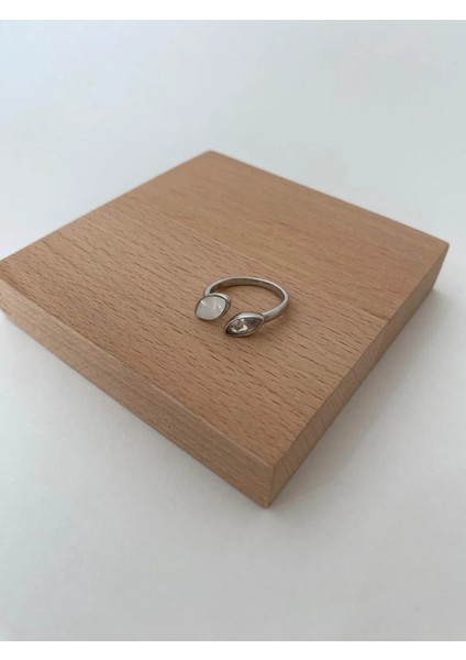 Elips Model Ayarlanabilir Taşlı Yüzük modelleri