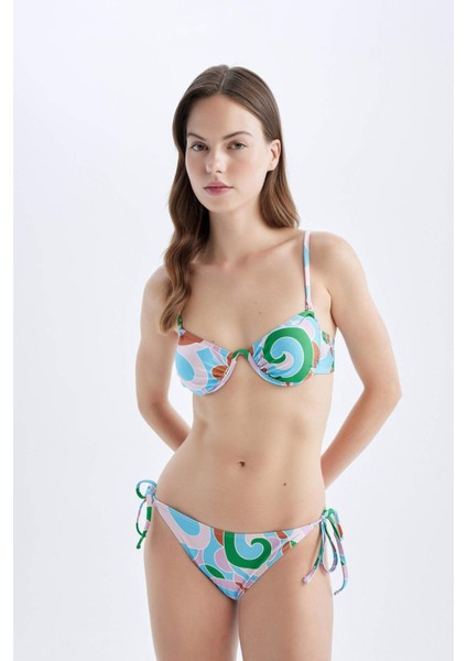 Regular Fit Bağcıklı Bikini Altı-Fall in Love D2647AX24HS