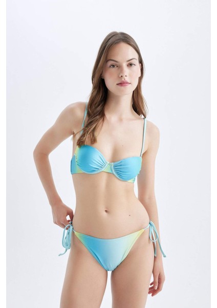 Regular Fit Degrade Baskılı Bikini Altı-Fall in Love D2645AX24HS