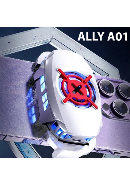 Ally A01 Cep Telefon Soğutma Fanı Radyatör SOĞUTUCU-(5775) - AGT6160-5716