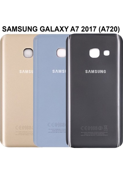 Ally Samsung Galaxy A7 2017 A720 Için Arka Pil Batarya KAPAĞI-(5775) - MBN4391-3924