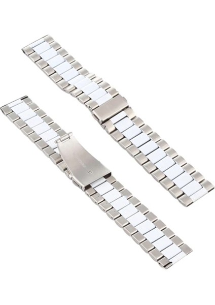22MM Gear S3 Watch 4 -Gt2 GT2E 46MM Kayışkordon Seramik Paslanmaz ÇELIK-(5775) - FKU4066-6886 fiyatları