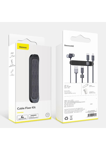 Baseus Cable Fixer Kit Kablo Organizatör Tutucu ve AYRIŞTICI-(5775) - GMS2811-7185 fiyatları