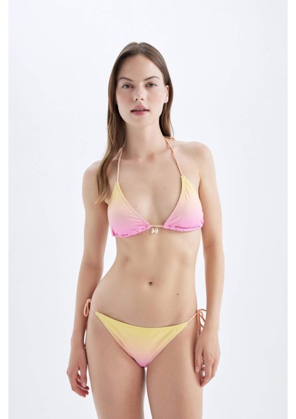Regular Fit Degrade Baskılı Bikini Altı-Fall in Love D2651AX24HS