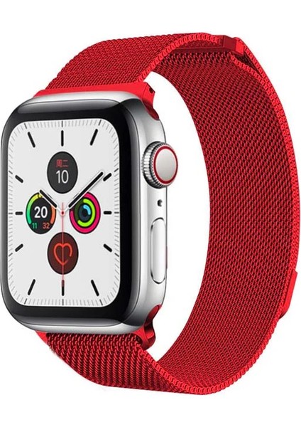 Ally Apple Watch 7-8 45MM 6-5-4 44MM Kayış Kordon Metal Milano Loop 3-2-1 42MM-(57 - GMS8688-9306
