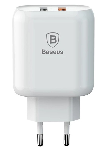 Baseus Bojure Series Dual-Usb Qc 3.0 18W Hızlı Şarj Aleti BAŞLIK-(5775) - BKS2965-3611 fırsatları