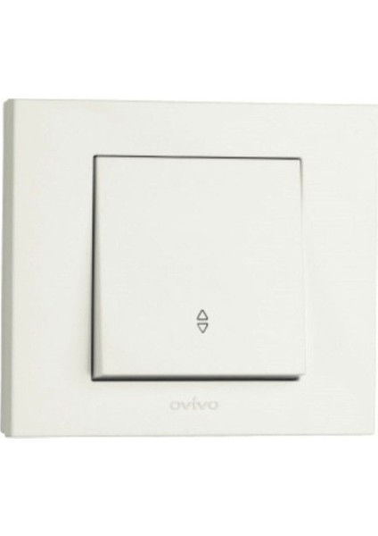 Tenda Grano Beyaz Vavien Anahtar - 3 Adet Çerçeve Dahildir