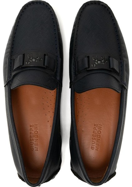 Erkek Oxford ( Klasik) MO-7574A043-7574 Giuseppe Mengoni Lacivert Antik B-127 Baskı