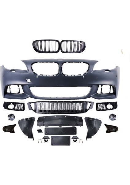 Bmw F10 Ön Tampon ve Panjur Seti M-Tech Lcı