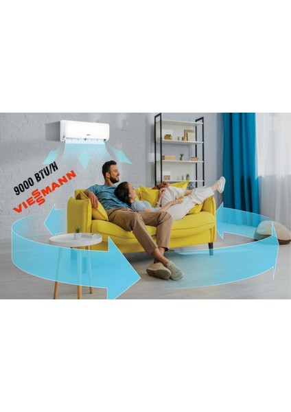 9000 Btu/h Vitoclima 200-S/HE Trend SWAA200MHA026 A++ R32 Gaz Inverter Duvar Tipi Klima