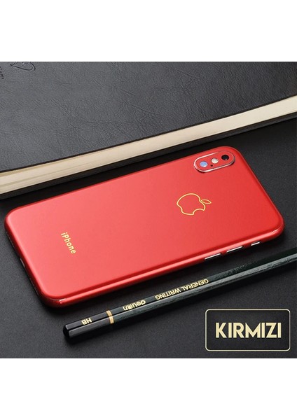 Iphone x Xs Gold Logolu Yazılı Sticker KAPLAMA-(5775) - 1OL9548-5505 fiyatları