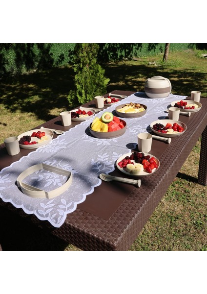 32 Parça Piknik Seti Yuvarlak Kamp Seti