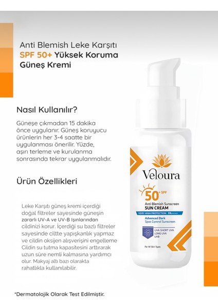 Güneş Kremi 50SPF Yüksek Koruma Uv-A Uv-B Koruma Anti Blemish Uzun Süreli Nem 75Ml indirimleri