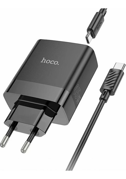 Hoco C127A PD45W(1C3A) Hızlı Şarj Aleti + Type-C To Type-C Kablo SETI-(5775) - CDY3140-7039